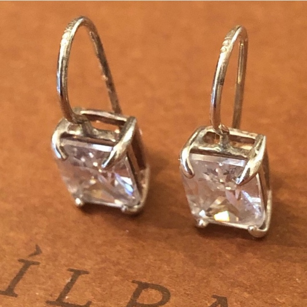 Rare Silpada Sterling Silver Rectangular Cubic Zi… - image 1